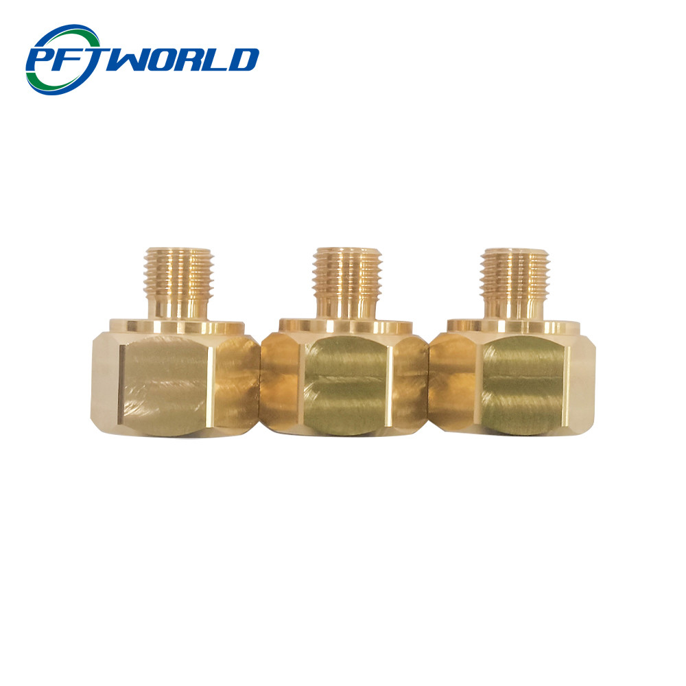 Titanium Anodize Brass Turning Parts , LGS Standard Precision Brass Components