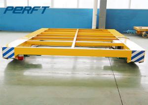 China Cable Drum Power Electric Flatbed Cart , Abrasive Blasting Rail Transfer Cart wholesale