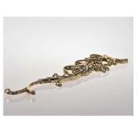 Flower Design Coffin Fittings Decoration , Casket Bar For Wooden Casket