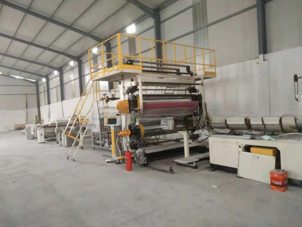 Plastic UV Board Extruder Machine / PVC Marble Sheet Production Line