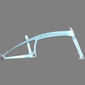 China Disc Brake T1000 Carbon Fiber Folding Bike Frame Bicycle Foldable Frame 20inch wholesale