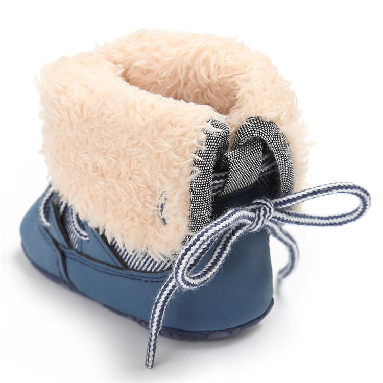 Amazon Hot sale Snow Fleece 0-2 years First walker baby booties
