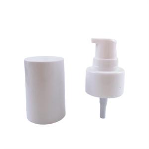 China Cream Dispenser 28/415 Plastic Treatment Pump Ribbed Closure For Cosmetic wholesale