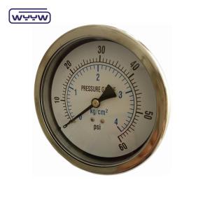 China 100mm axial oil anti-vibration pressure manometer wholesale