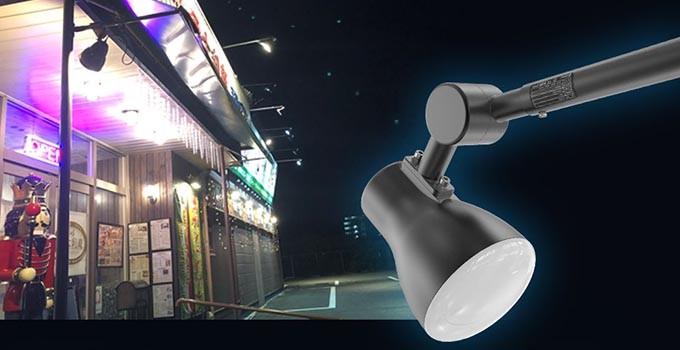 Long Arm Led Advertising Lights 360 Vertical Rotation Trade Show Light For Trade Show