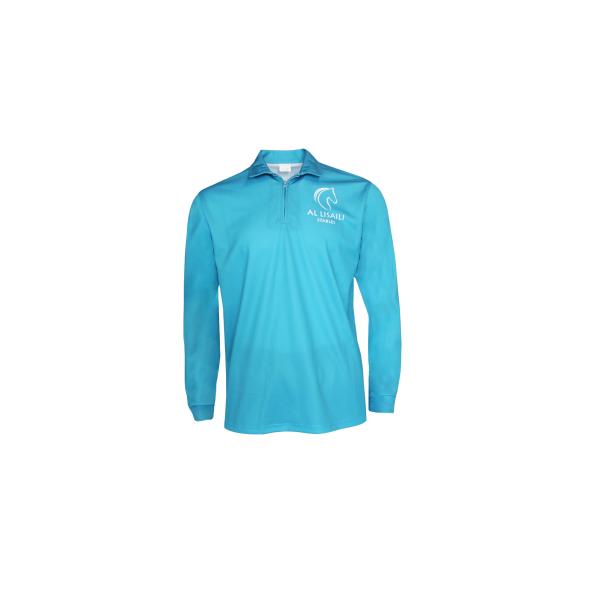 180GSM 100% Polyester Long Sleeve Tee Shirts Sublimation Printing And Embroidery