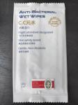 Flight Attendant Designated Anti-Bacterial Wet Wipes Gentle Non-Alcoholic