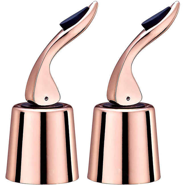 Zinc Die Casting Molding Mirror Polishing Sealed Safety Metal Wine Stopper