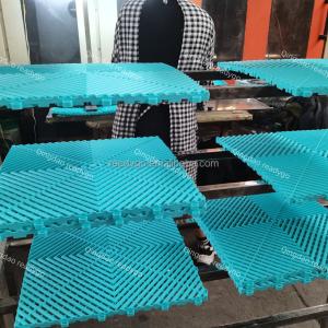 China Thickness 18mm Polypropylene Garage Flooring Basement Plastic Garage Tiles wholesale