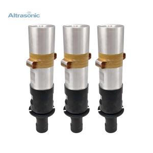 China 20khz High Power Ultrasonic Welding Transducer with Booster for Welding Machinery wholesale
