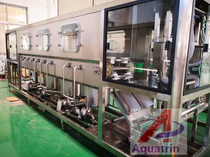 Automatic 5 Gallon 18.9L Bottle Barrel Water Washing Filling Capping Machine 6
