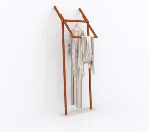 China Wooden Clothes Armoire with No Doors wholesale
