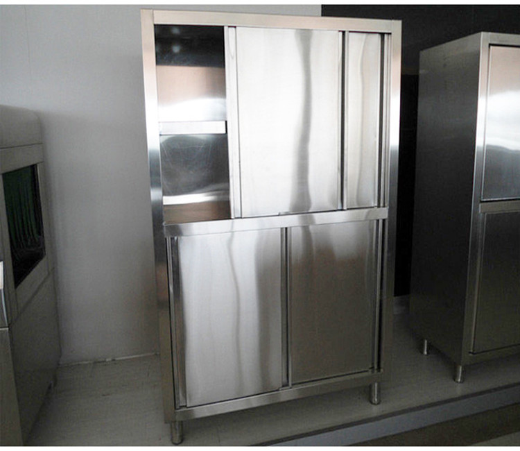 ISO9001 OEM Stainless Steel Storage Cabinets , Kitchen Sink Cabinets