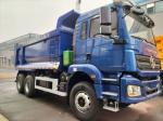 SHACMAN U-Cargo box Dump Truck 6x4 H3000 380 EuroII Blue Tipper Standard cab 12