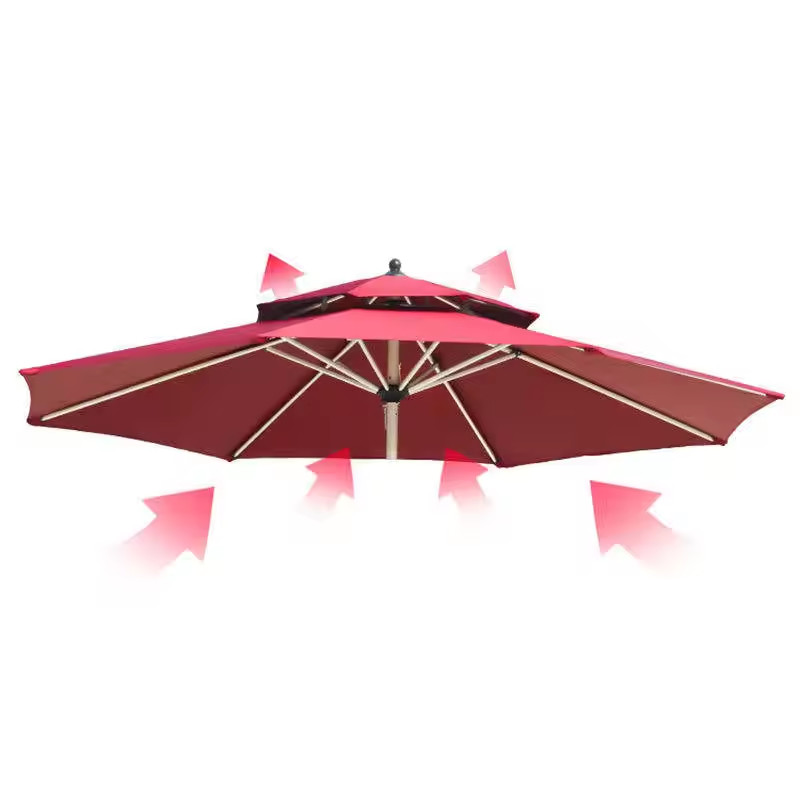 Customized Patio Hotel Home Garden Sun Umbrella for Outdoor Dining Experience