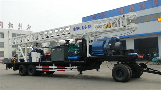 24 T 380Volt BZT600 Water Well Drilling Equipment / Rotary Drilling Rig