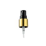 Plastic Metal Gold 20mm Mist Sprayer Pump For Body Spritzers Lotion Bottles