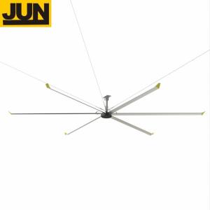 China Powerful 7.3 Meter Diameter House Hanging Cooling Fan with Pmsm Motor wholesale