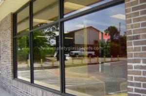 China Bullet Proof Etched Insulated Glass Unit 12mm , Window Glass Thermal Insulation wholesale