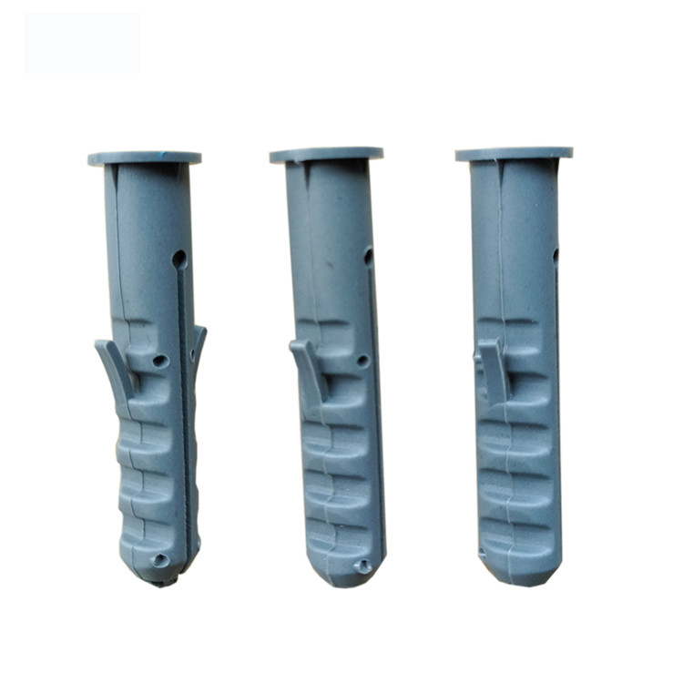 Green Nylon Concrete Anchors / Plastic Wall Plug Anchor 30-50mm Length