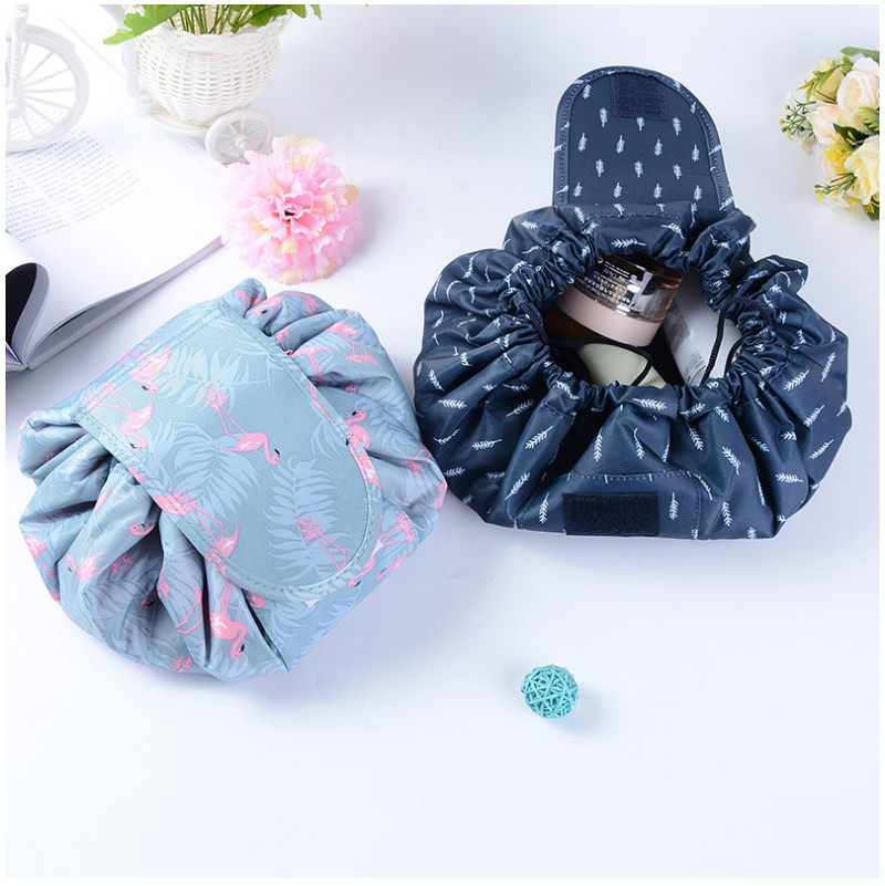 High Quality Multi-Function Colorful Printing Drawstring Cosmetic Bag