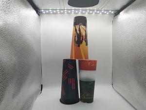 China Iml Printed Plastic Cups 700ml Reusable In Mould Label FDA Certification wholesale
