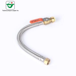 China 1/2''X 3/4'' FIP 24&quot; Flexible Brass Hose wholesale