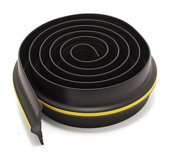 Quality Garage Door Seal Strip Weatherproof Strip Rubber Diy Weather Stripping Replacement Not Include Sealant/Adhesive (Black) for sale