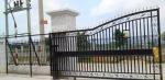 Metal Modern Cast Iron Door Hot Dipped Galvanized For Courtryard / Garden