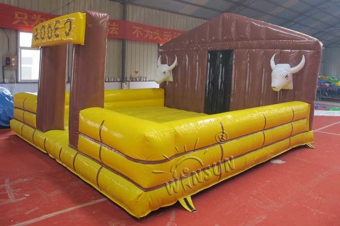 Rodeo Bull Inflatable Sports Games / Bounce House Games Non Toxic
