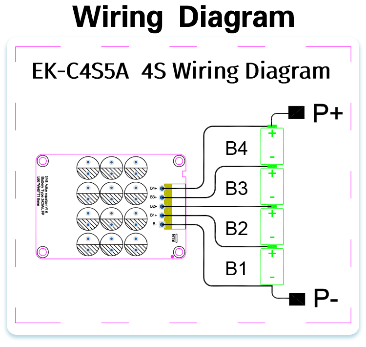 7S 8S 12S 13S 14S 15S 16S 5A Active Balancer BMS Board For Emergency Power Supply