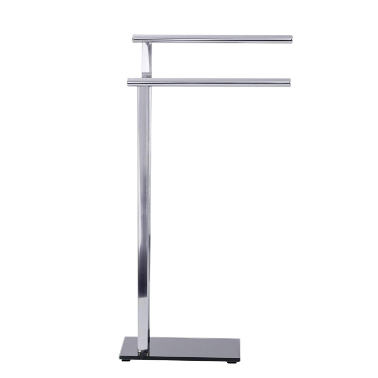 Modern Commercial Bathroom Towel Bar Shelf Rail Brackets In Bathroom Vanities Standing
