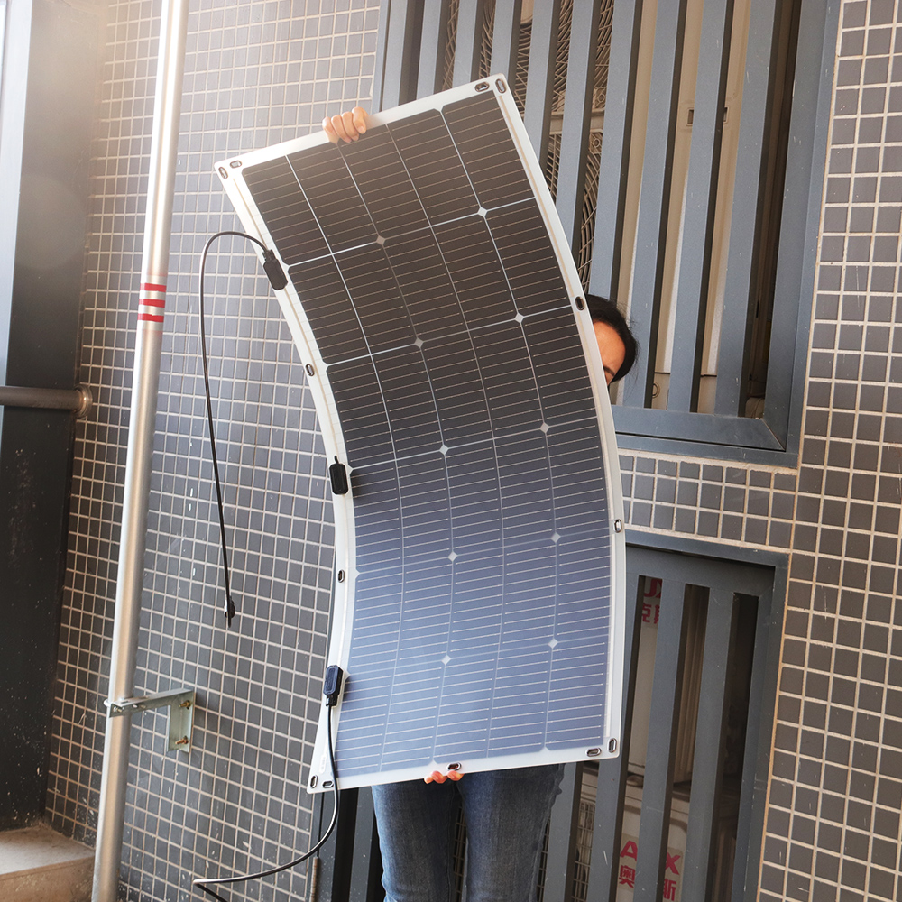 200W Flexible Monocrystalline Solar Panel 5.95A With High Solar Cell Efficiency