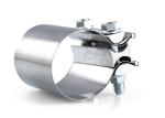 Stainless Steel Butt Joint Exhaust Repair Clamp Perfect Sealing Muffer /