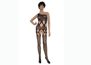 China Black Women Fishnet Body Stockings Bodysuit Customized Size Oem Service wholesale