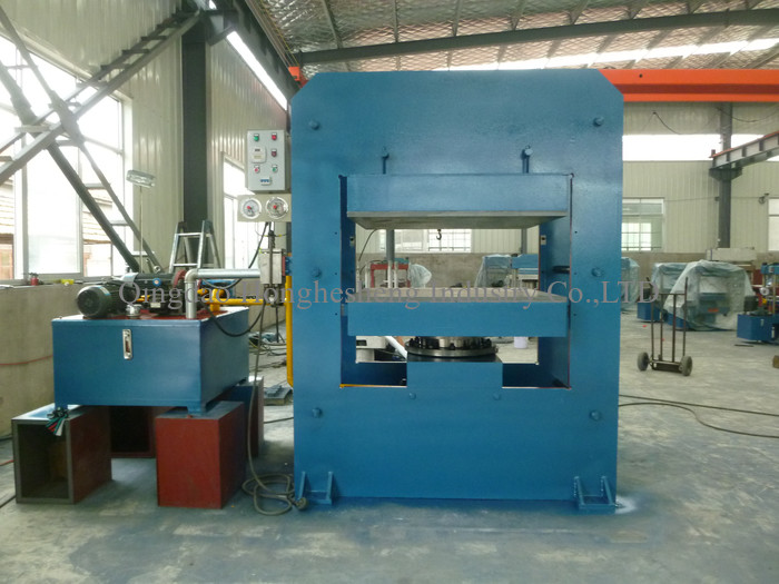 Frame Type 200T PLC Vulcanizing Press Machine With 1 Layer