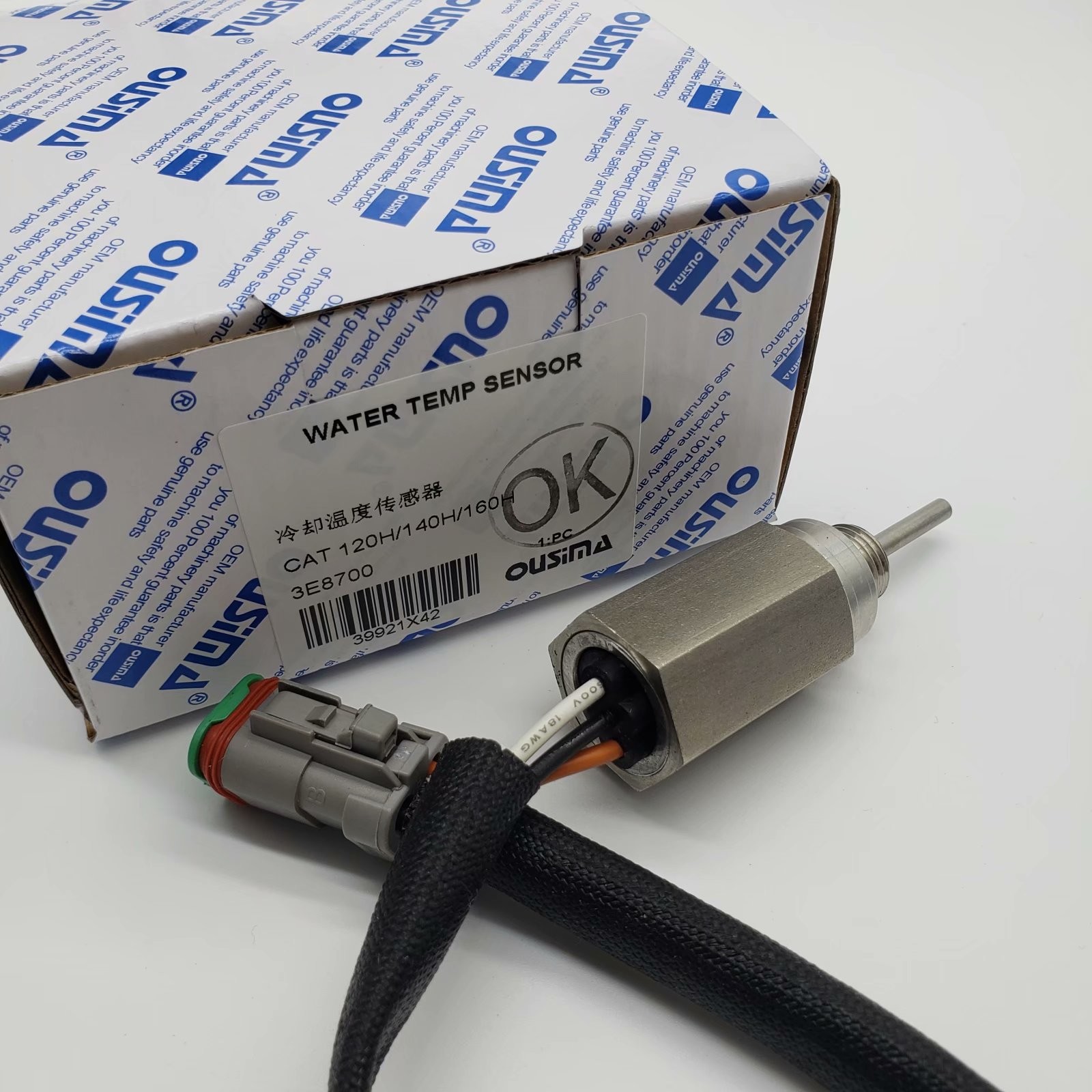 OUSIMA Excavator Sensor 3E8700 Water Temperature Sensor For 120H 140H 160H