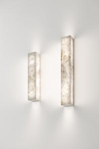 China 10W Alabaster Wall Sconce Indoor / Outdoor Rectangular Wall Sconce wholesale