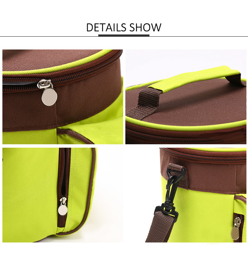 Outdoor Lunch Insulated Shoulder Food Picnic Cooler Bag