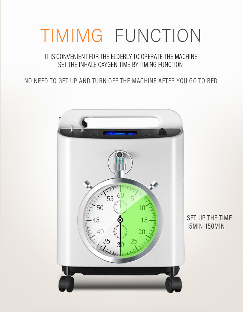 Home Use 5L Oxygen Concentrator High Purity ONE Liter Oxygen Generator Low Noise