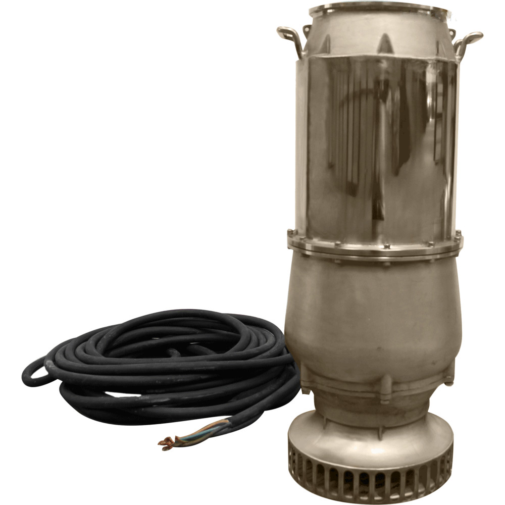 Ultra Light Stainless Steel Reverse Axial Flow Submersible Sewage Pump