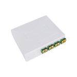 4 Core ABS Fiber Optic Termination Box White For Residential And Commercial