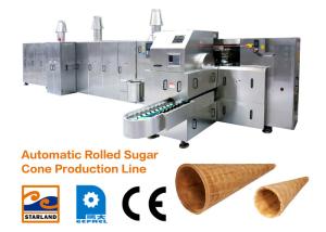 China Automatic Chocolate Roller Sugar Cone Production Line 10000cones/Hour wholesale