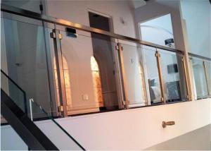China Easy Installation Apartment Balcony Railing Stainless Steel Building Railing Post Glass wholesale