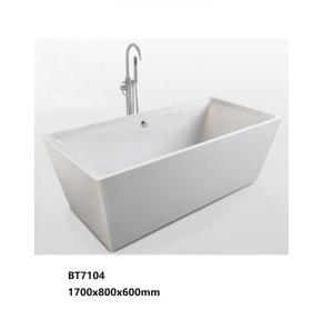 China Customized Indoor Acrylic Freestanding Soaking Tub / Small Stand Alone Bathtubs wholesale