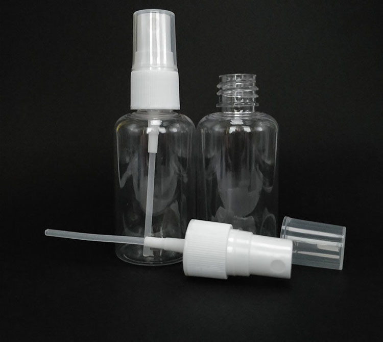 Transparent Round PETG Pump Bottle with Stainless Steel Pump Head
