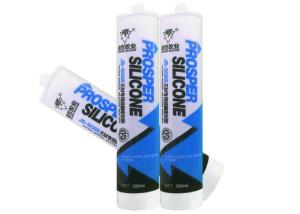 China 260ml 280ml 300ml Masonry Silicone Sealant , Outdoor Clear Silicone Caulk wholesale