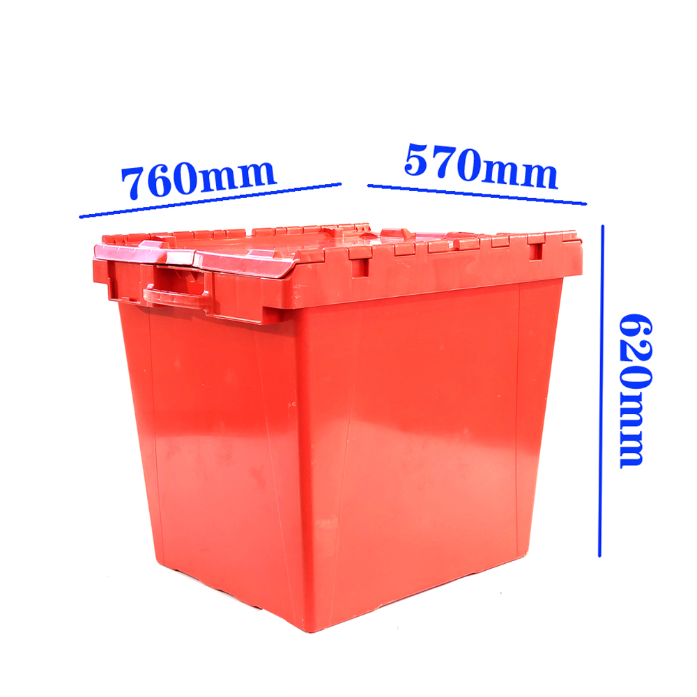 171 ltr Industrial Storage Container Stackable Harvest Crates With Lids Wine Storage