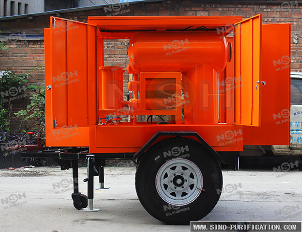 Portable High Vacuum Insulating Oil Purifier Machine Dielectric Oil Treatment