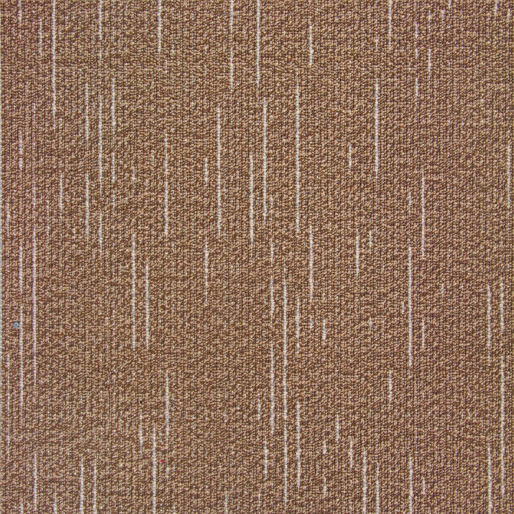 Indoor Blue Office Floor Coverings 100% Bamboo Fiber Jacquard Style